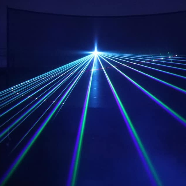 Laserlicht Blauw